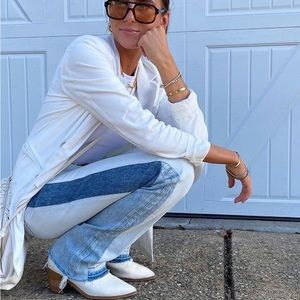 7 For All Mankind Boyfriend Patchwork Jeans